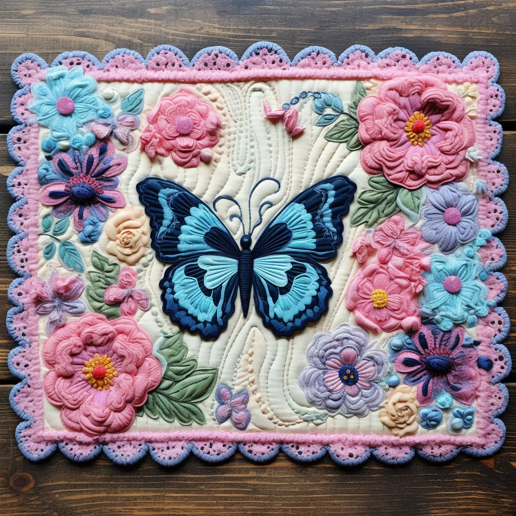 Butterfly Quilted Placemat Elegant Placemats Butterfly Birthday Gifts