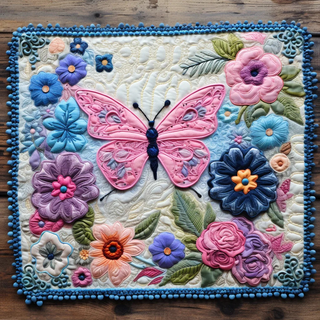 Butterfly Quilted Placemat Elegant Placemats Butterfly Gifts For Ladies