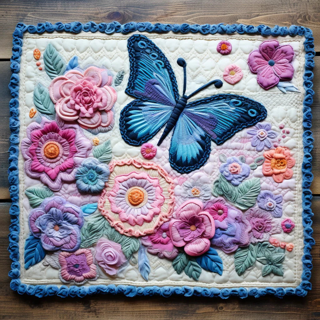 Butterfly Quilted Placemat Elegant Placemats Gifts For Butterfly Lovers