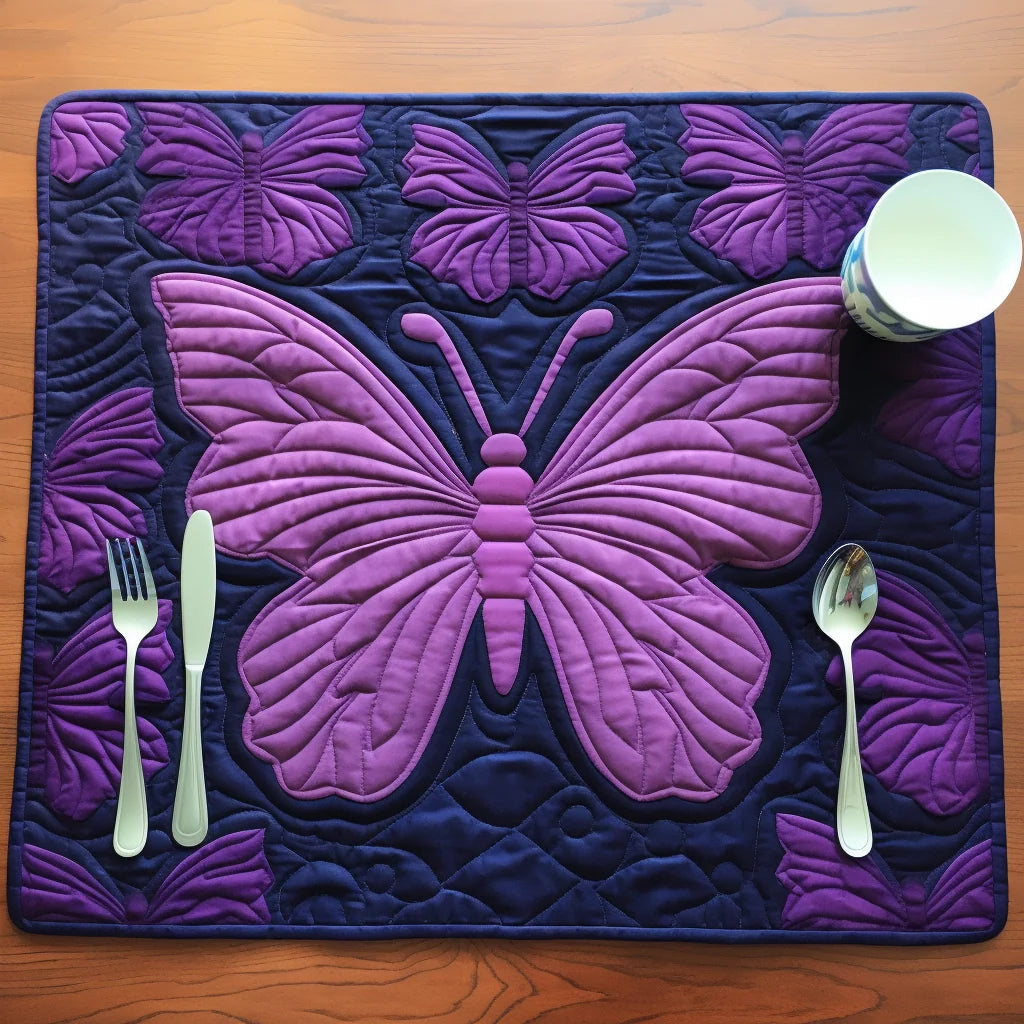 Butterfly Quilted Placemat Holiday Placemats Great Gifts For Mom