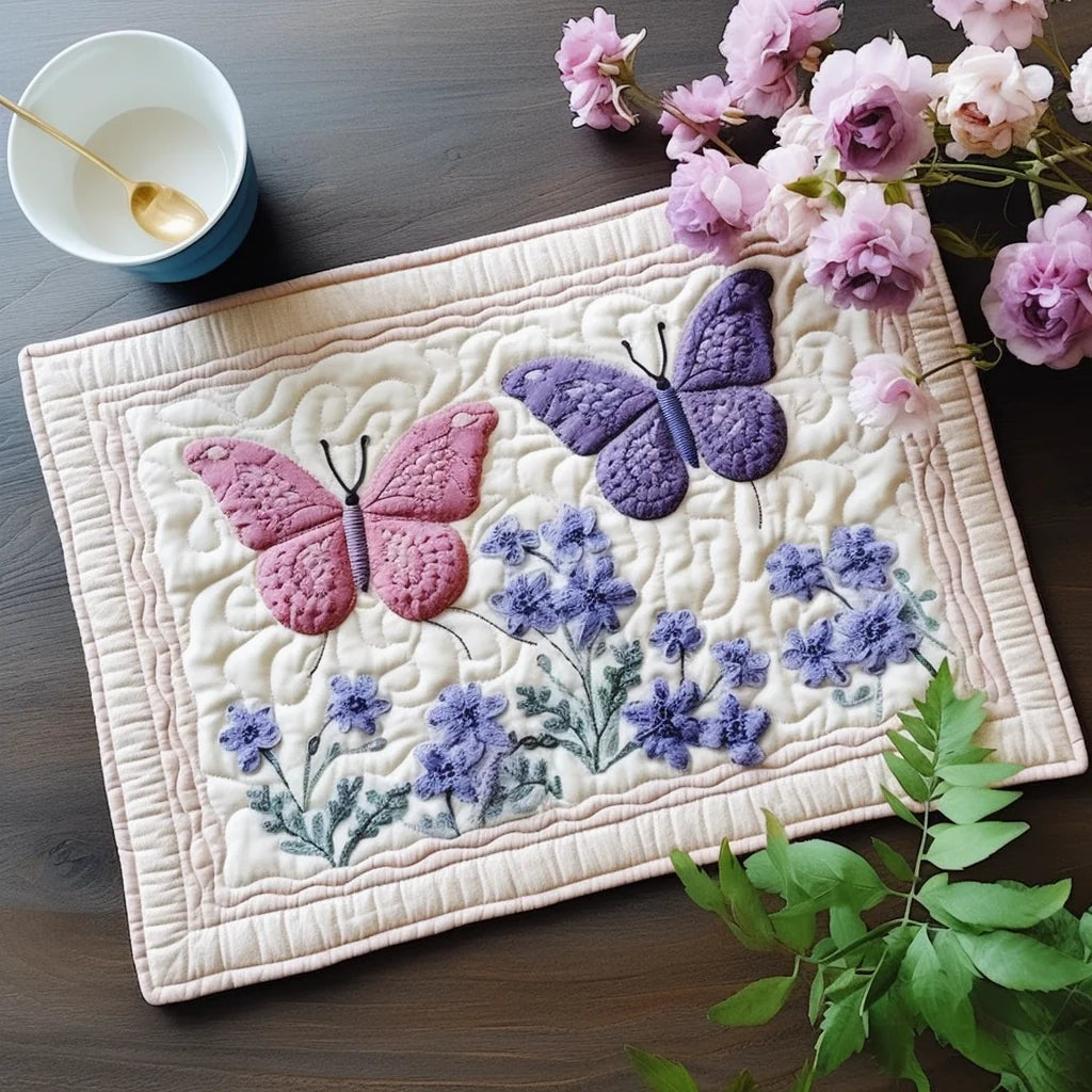 Butterfly Quilted Placemat Modern Placemats Great Gifts For Mom