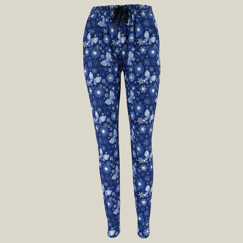 Butterfly Sparkle Joggers Yoga Leggings Animal Themed Gifts For Yoga Enthusiasts