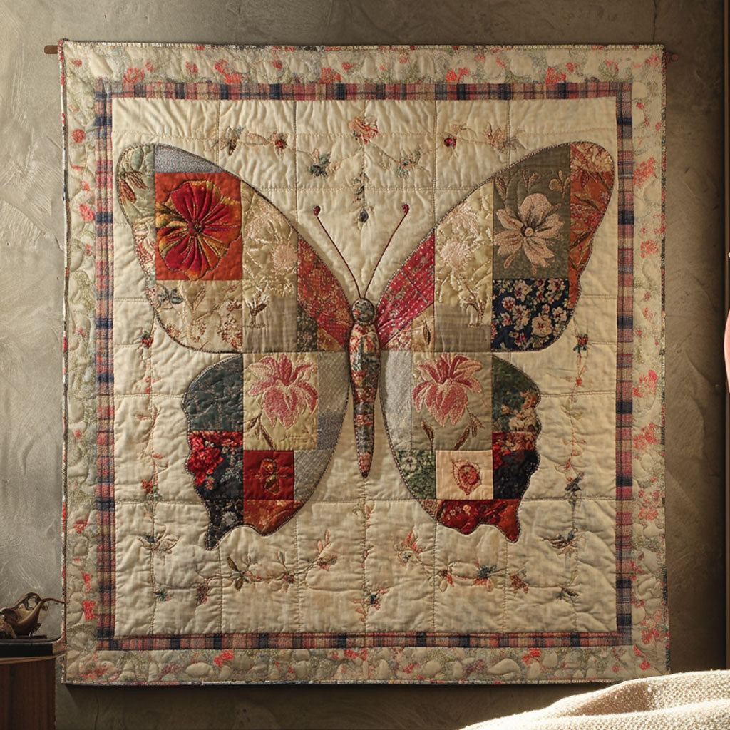Butterfly Vintage Quilt Blanket Butterfly Best Blanket Butterfly Gifts For Grandma
