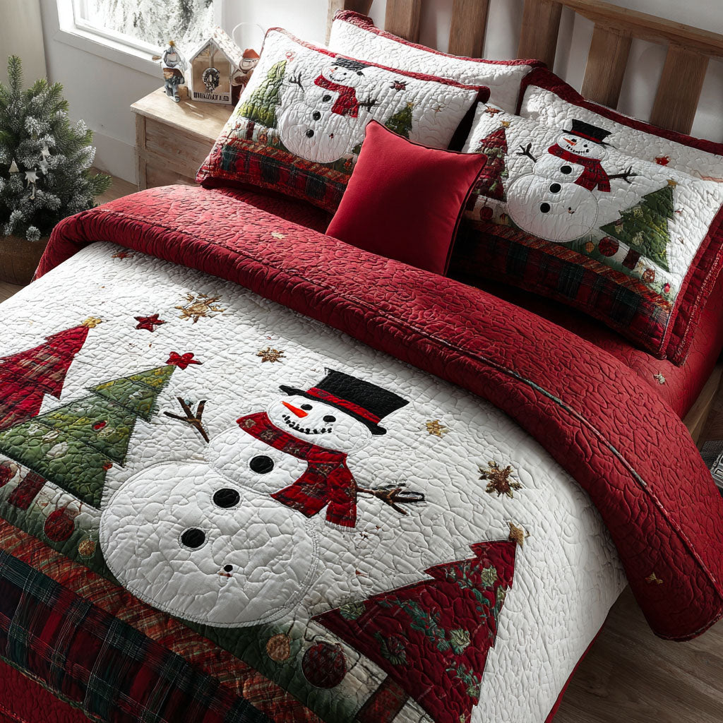 Button Nose Buddy Quilted Bedding Set Modern Bedding Set to Upgrade Your Bedroom