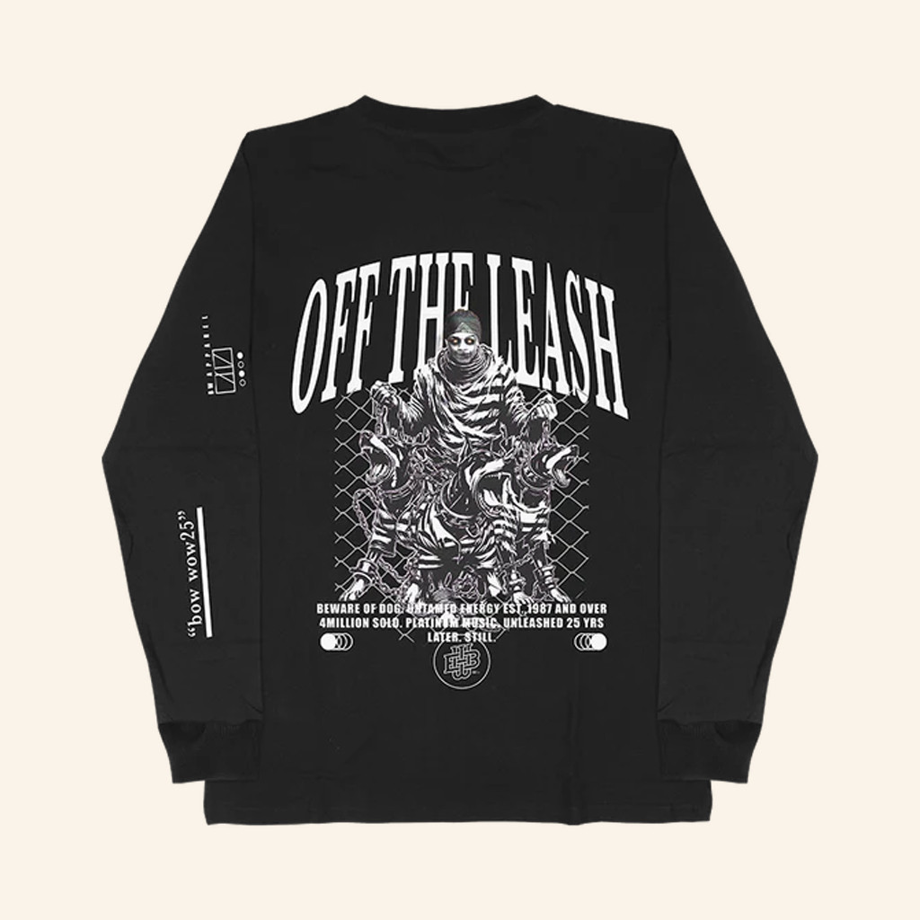 BW Apparel Merch Off The Leash Bow Wow 25 Tour Long Sleeve Gifts For Rap Lovers