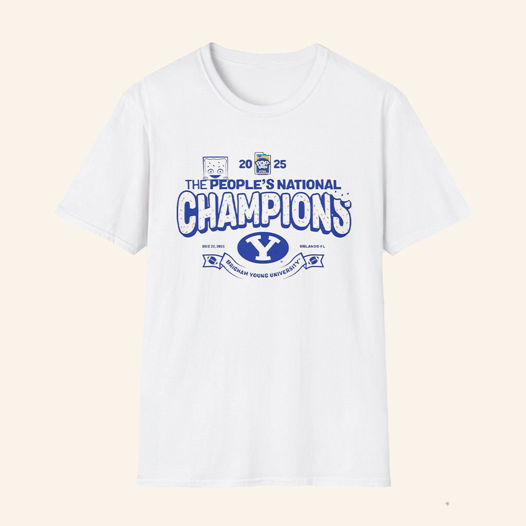 BYU Football Merch The Pop Tarts Bowl Dec 27 2025 The People's National Orlando FL T-Shirt