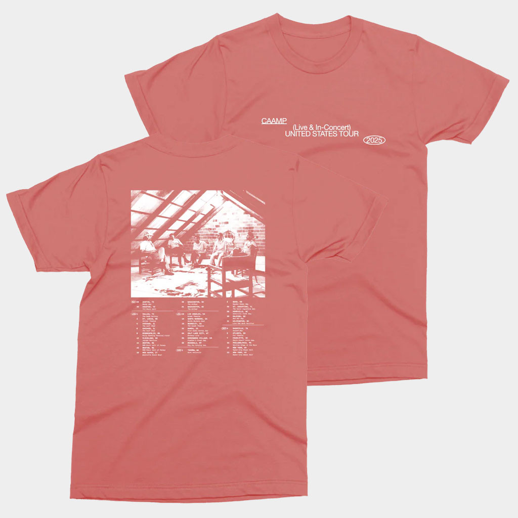 Caamp Merch Copper Changes Color 2025 Tour T-Shirt Caamp Shirt Gifts For Band Fans