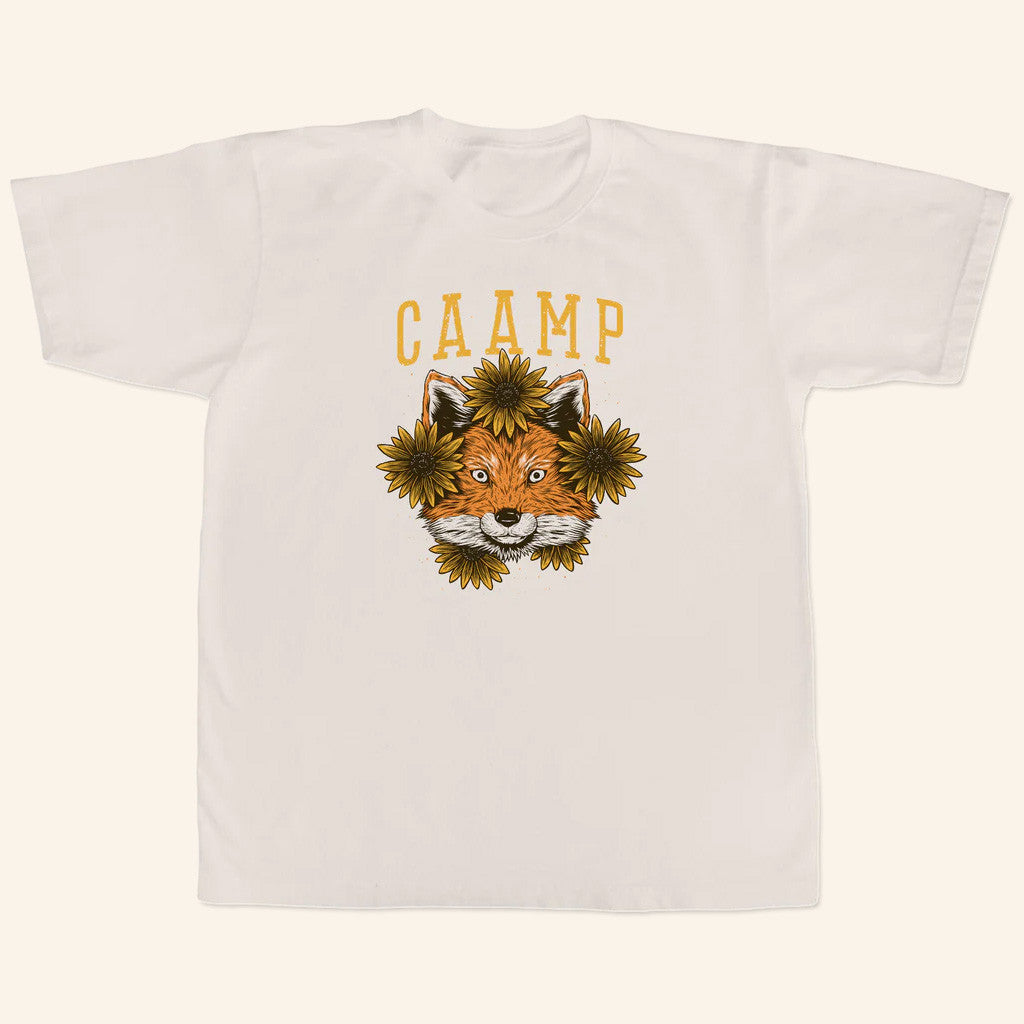 Caamp Merch Fox And Sunflower T-Shirt Gifts For Him Caamp Merch Fox And Sunflower T-Shirt Gifts For Him