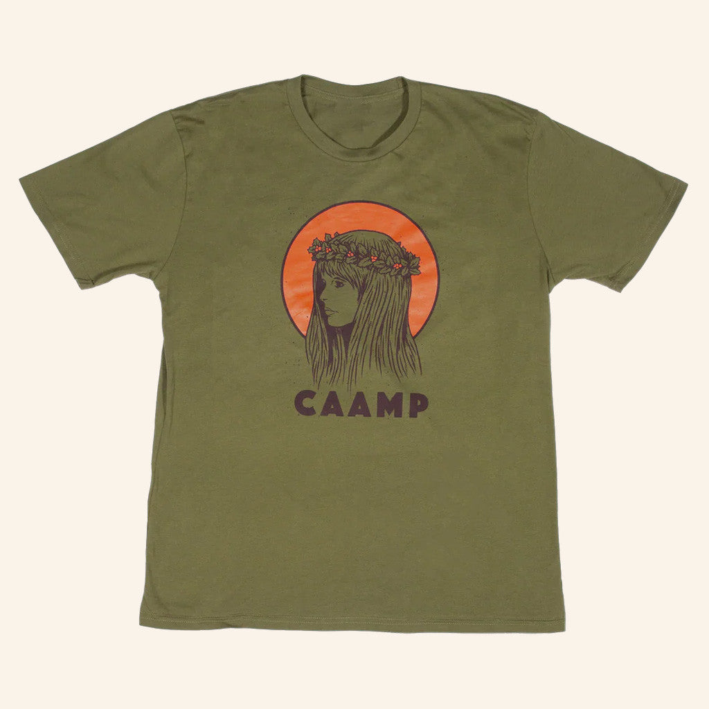 Caamp Merch Misty Military Green T-Shirt Present For Wife