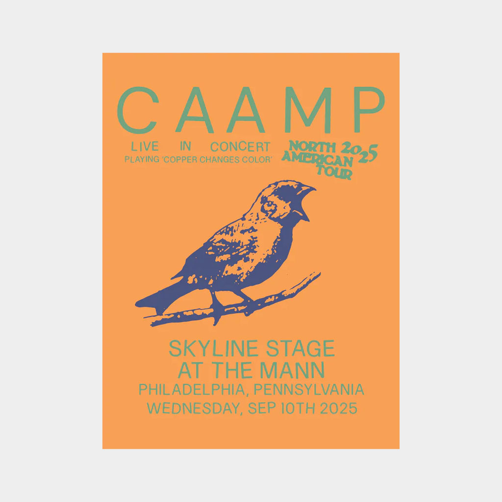 Caamp Merch Philadelphia Show Specific Poster Caamp Living Room Wall Decor