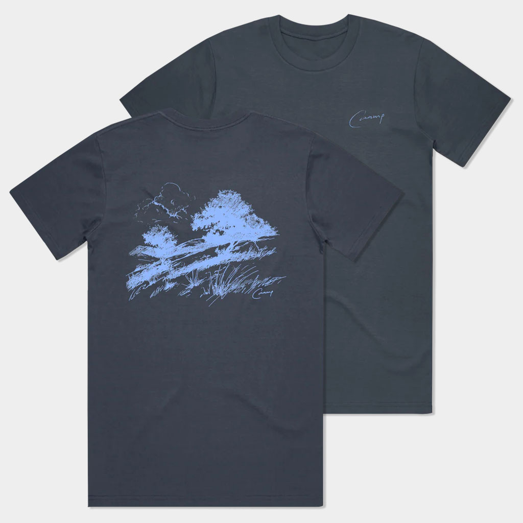 Caamp Merch Rolling Hills Sketch T-Shirt Gifts For Band Fans