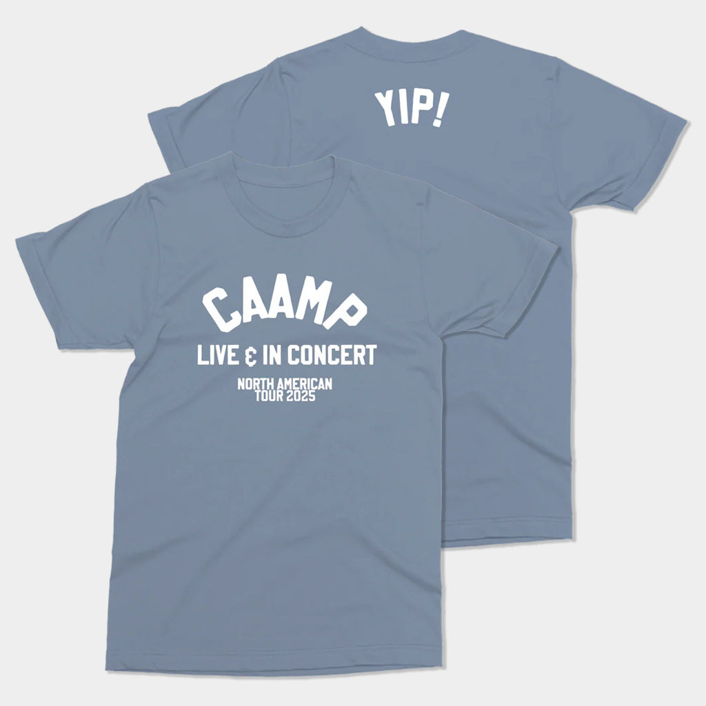 Caamp Merch YIP 2 0 T-Shirt Caamp Live And In Concert NA Tour 2025 Shirt Gifts For Caamp Fans
