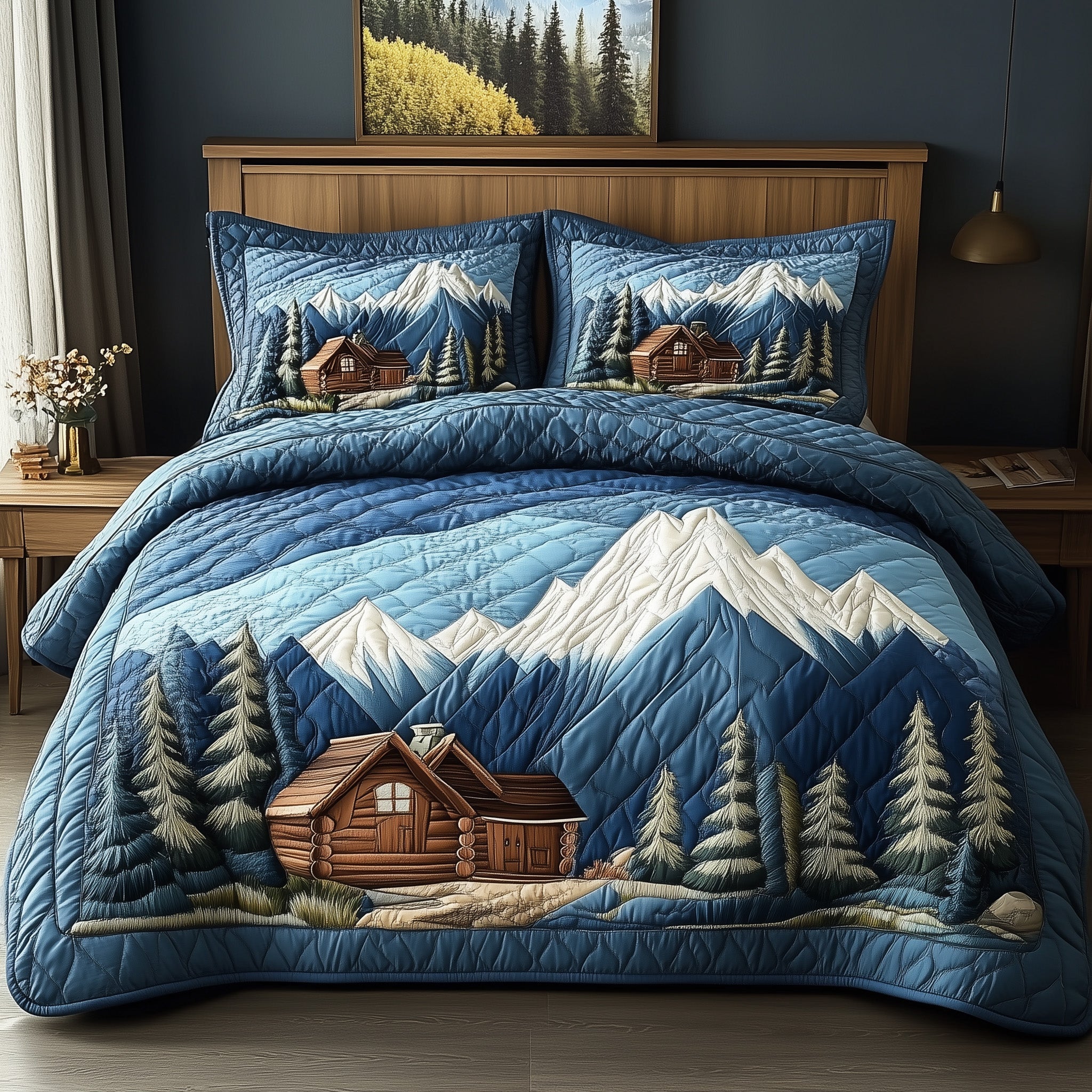 Cabin Comfort Duvet Cover Set Merch For Dad