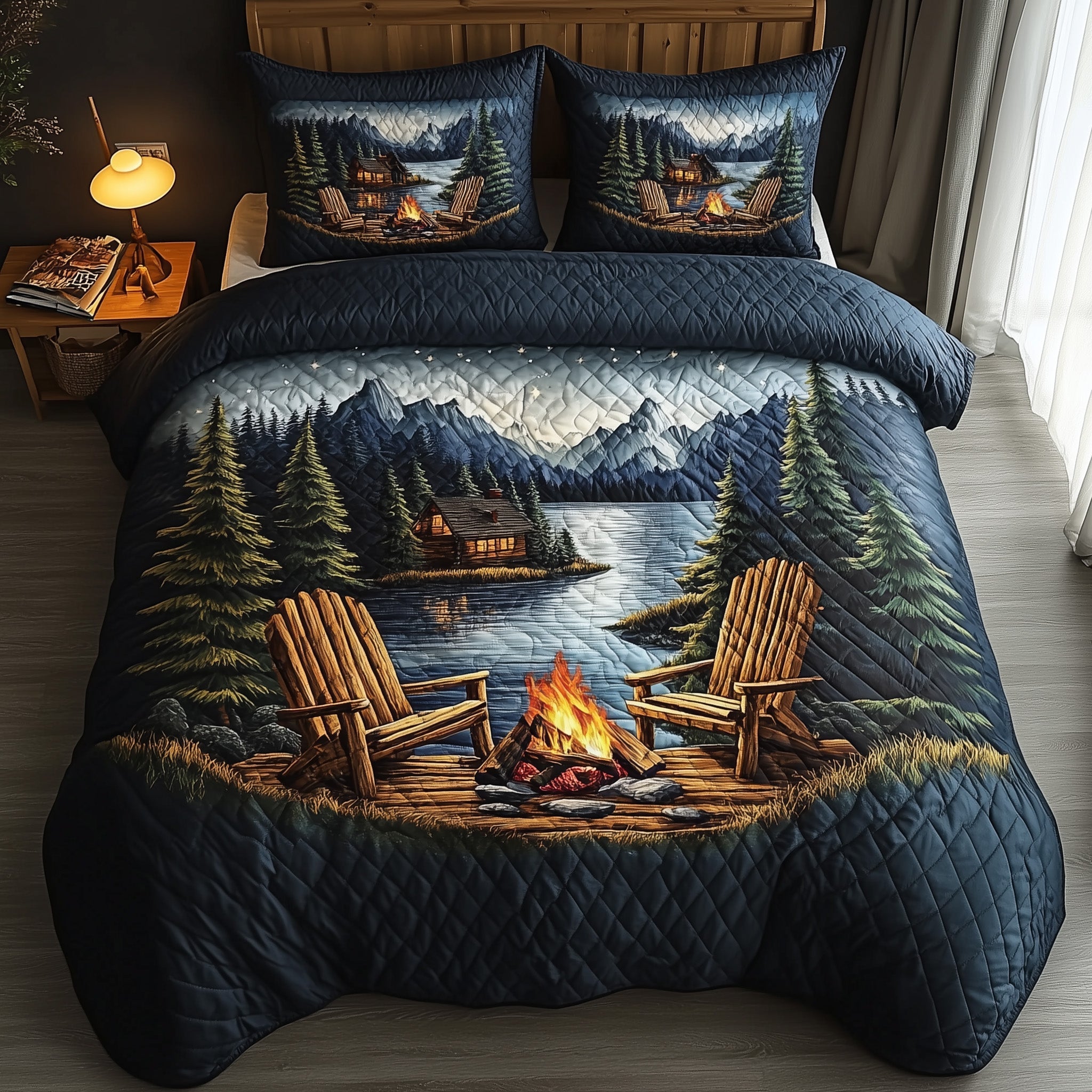 Cabin Comfort Duvet Cover Set Merch For Family