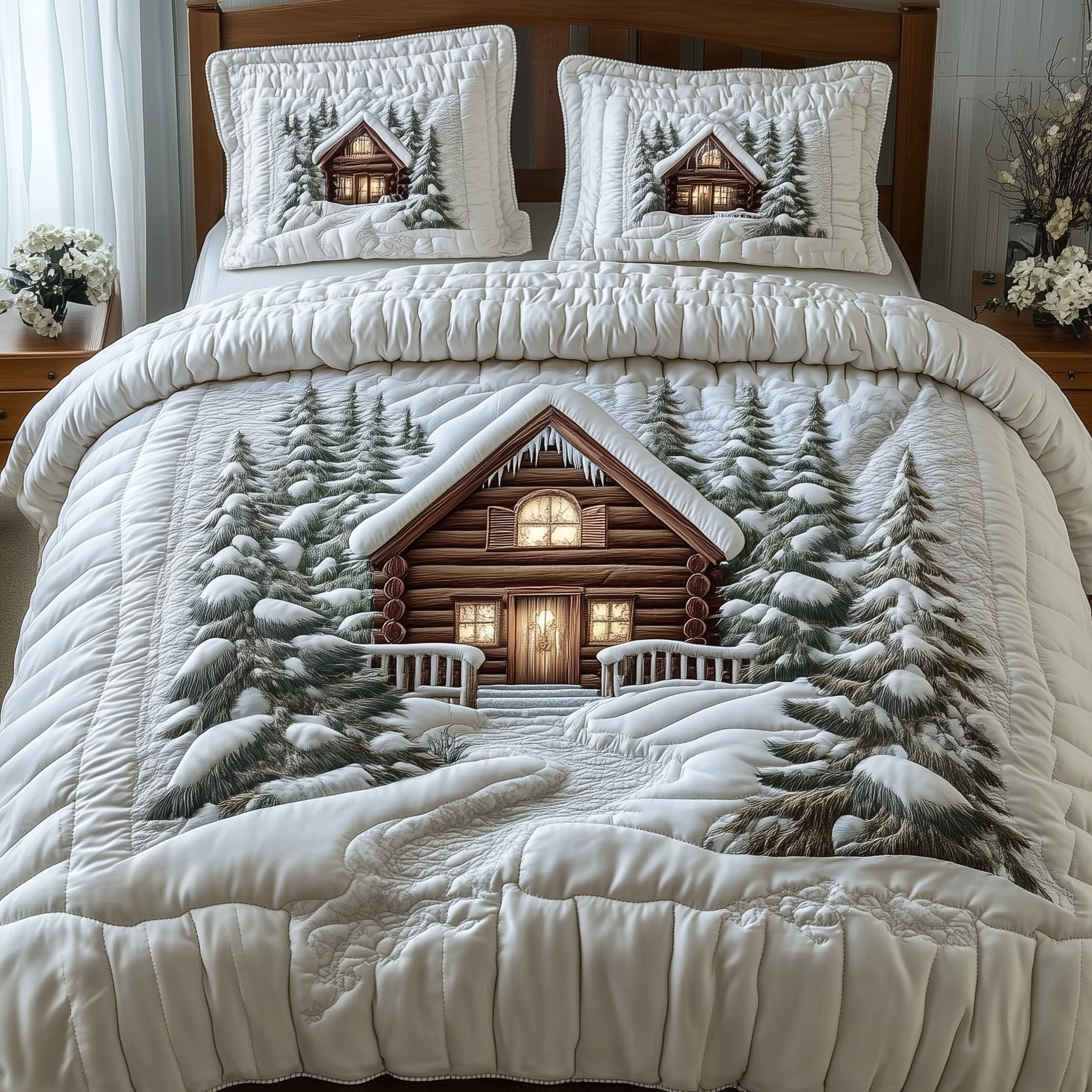 Cabin Comfort Duvet Cover Set Merch For Kids