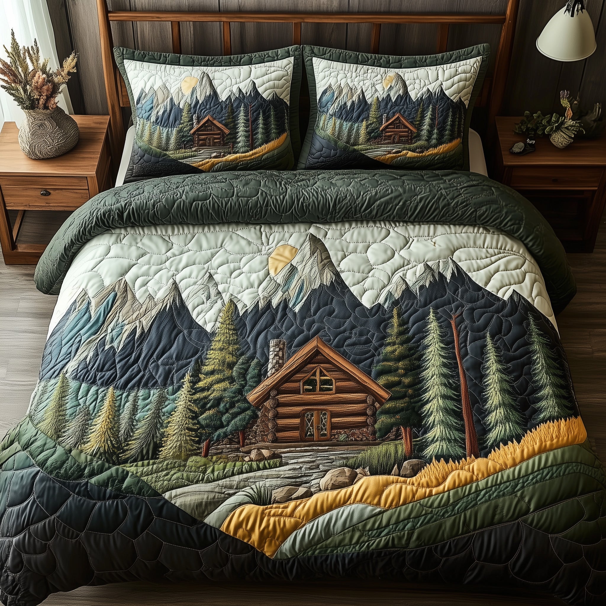 Cabin Comfort Duvet Cover Set Merch For Mom
