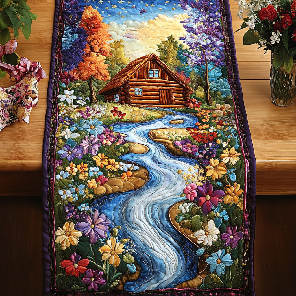 Cabin Creek Dream Quilted Table Runner Holiday Themed Table Runners Best Family Gifts