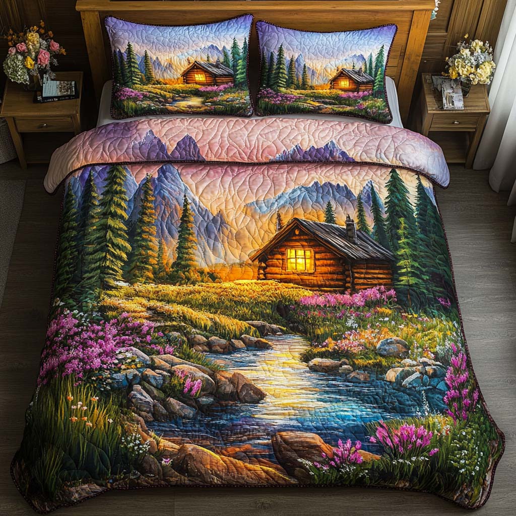 Cabin Dreams Quilted Bedding Set Best Comforter Sets Christmas Gifts For Wife
