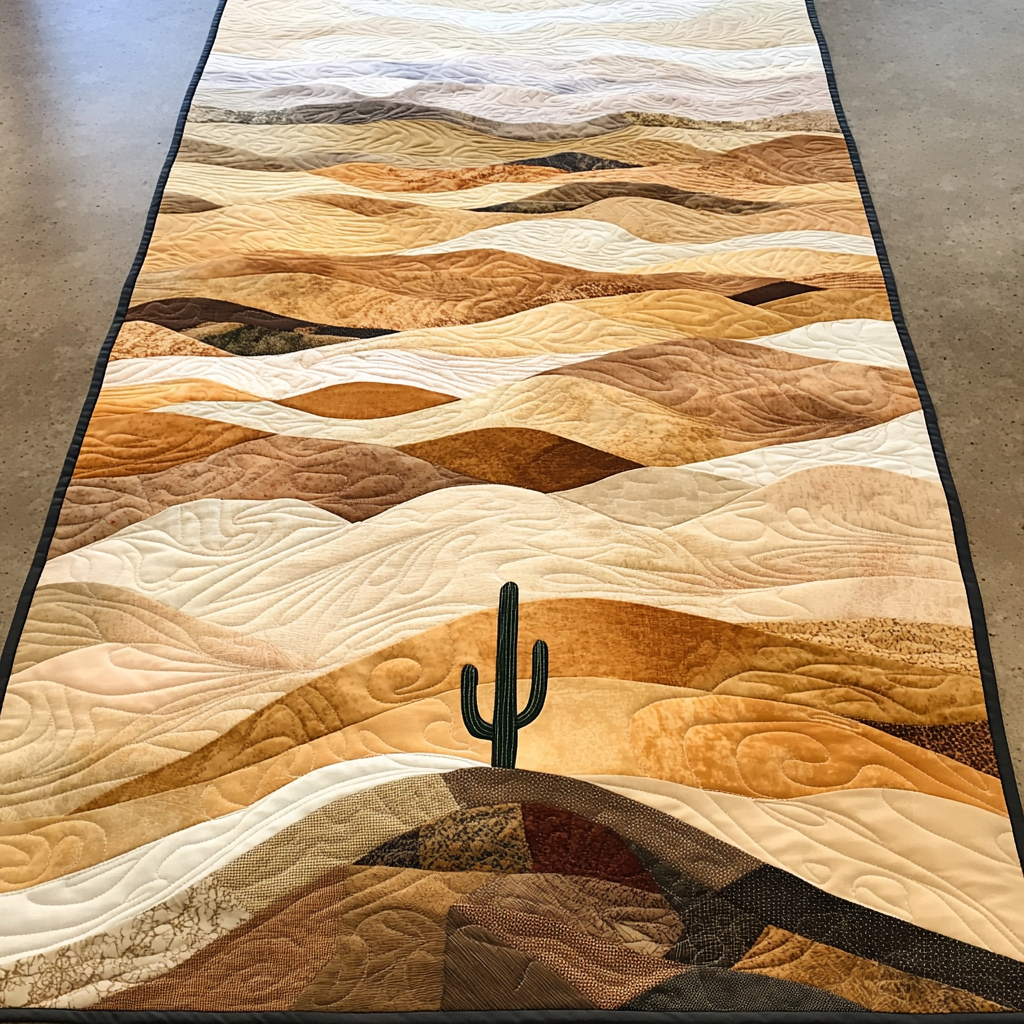 Cactus Horizon Quilted Table Runner Dining Table Ideas Best Family Gifts