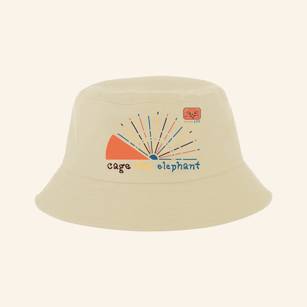Cage The Elephant Merch Neon Pill Bucket Hat Gifts For Rock Fans