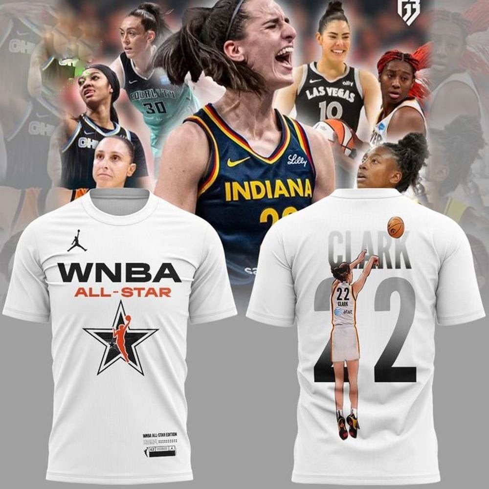 Caitlin Clark All-Star Basketball T-Shirt Unique Gifts For Basketball Fans