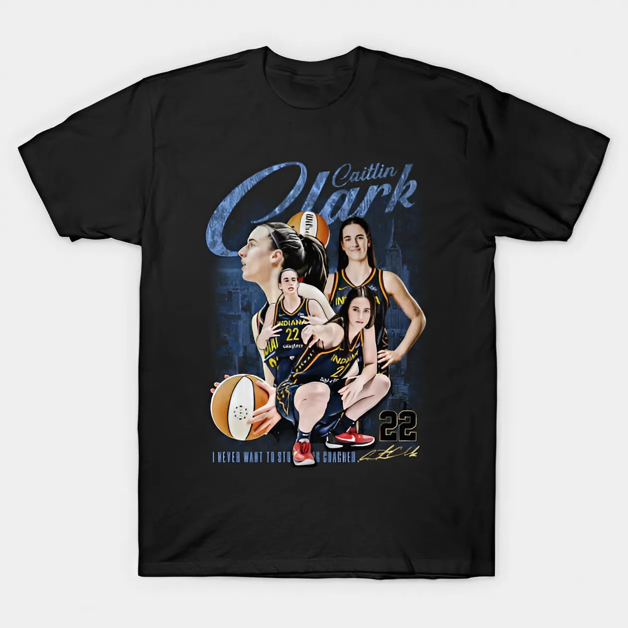 Caitlin Clark Champions Trophy T-Shirt Basketball Fan Apparel Gift