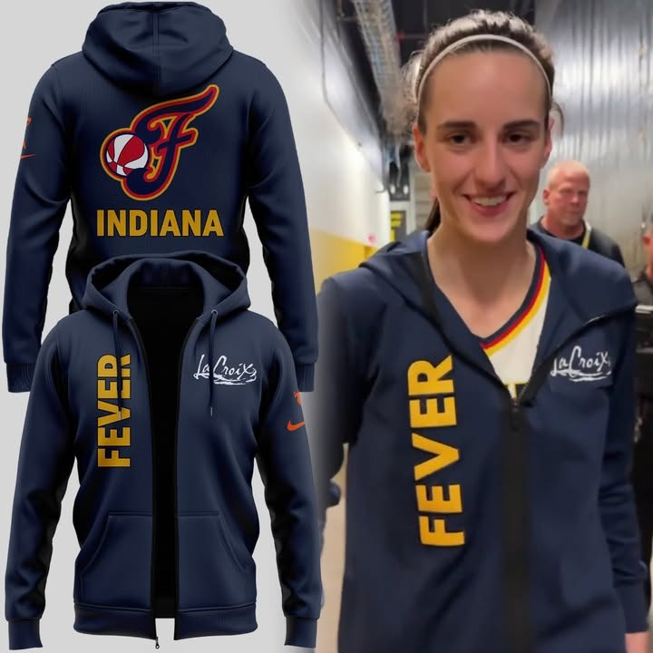 Caitlin Clark Indiana Fever 2025 Zip Up Hoodie Best Basketball Fan Gift
