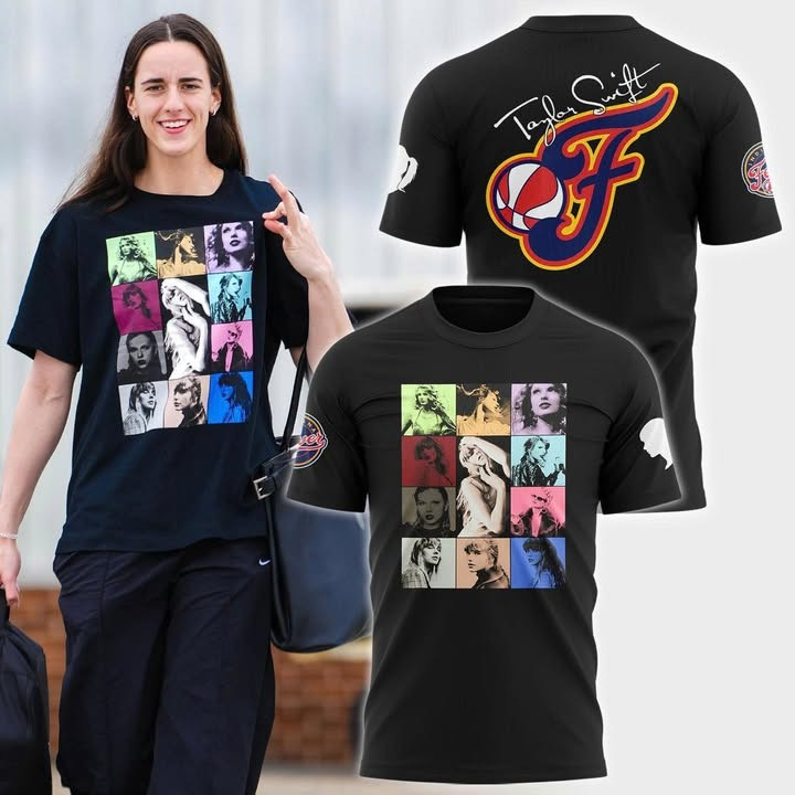 Caitlin Clark Taylor Swift Indiana Fever T-Shirt Basketball Fan Gear Gift
