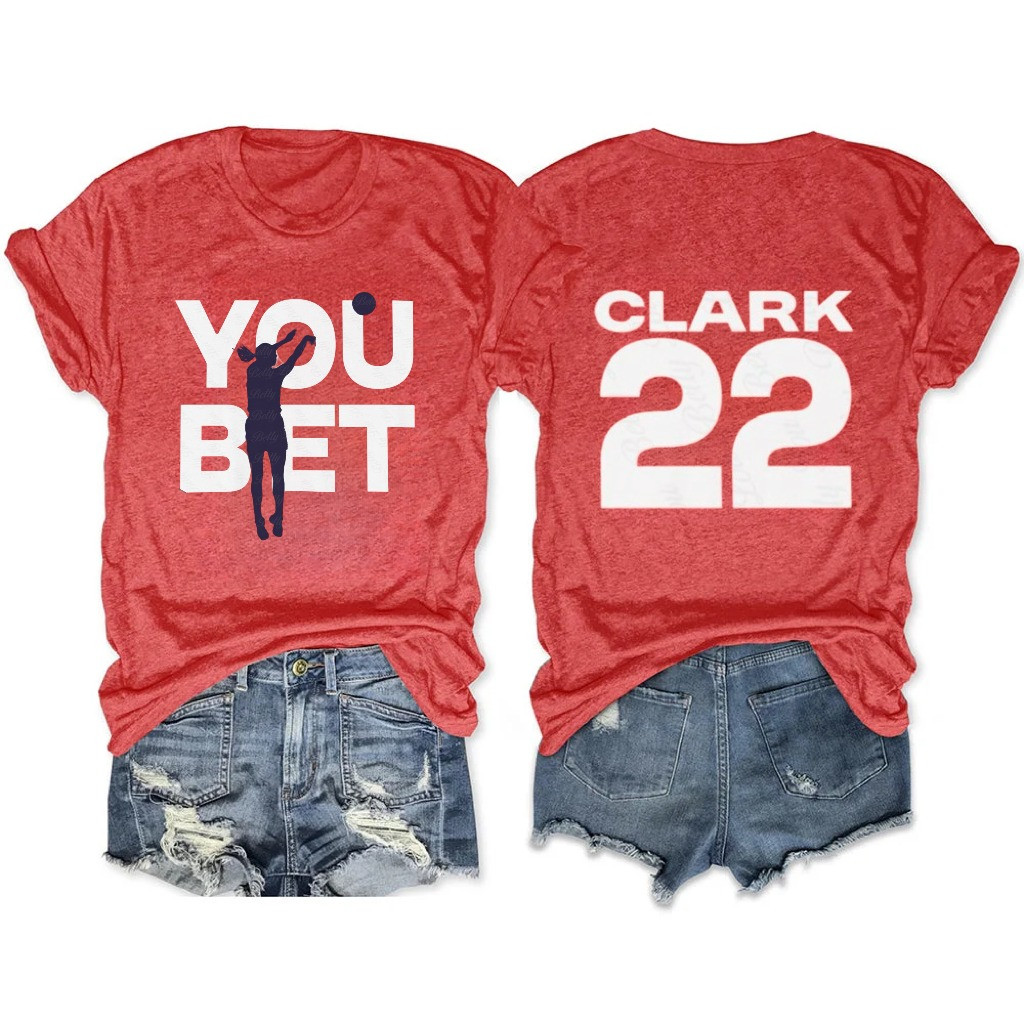 Caitlin Clark You Bet 22 Women's T-Shirt Indiana Fever Basketball Fan Merch Gifts For Her