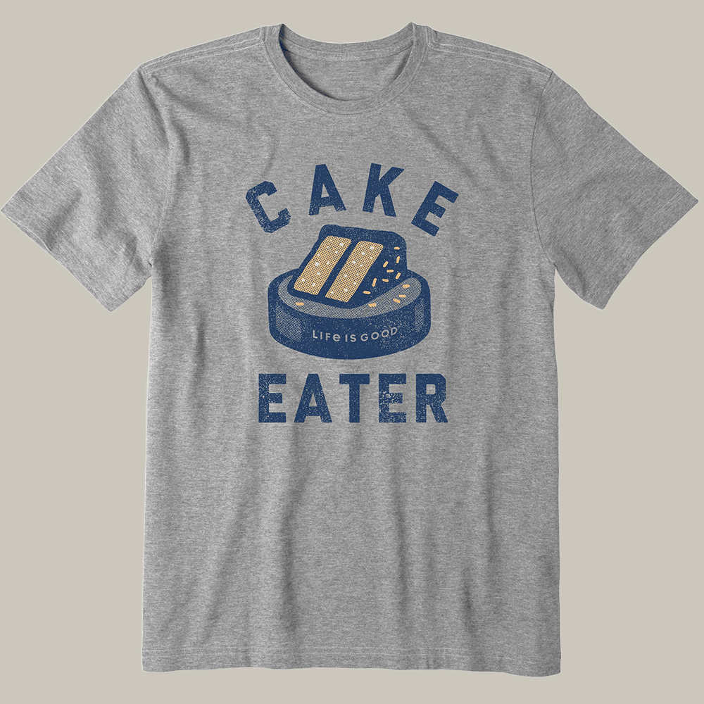 Cake Eater Hockey Graphic T-Shirt Life Is Good Clothes Unique Gift For Husband