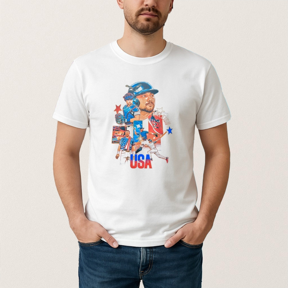 Cal Raleigh USA Tokyo Baseball T-Shirt Game Day Baseball Clothes Cal Raleigh Lover Gift