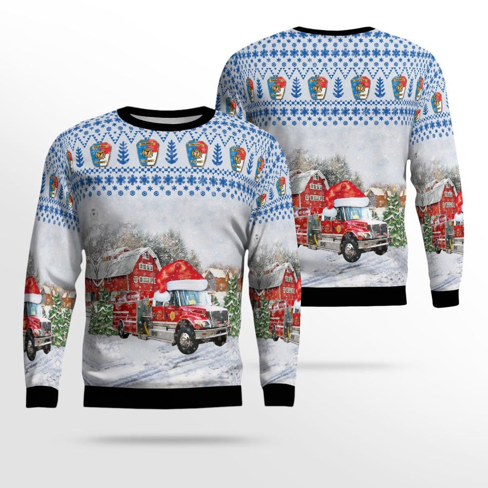 Caldwell County North Carolina Caldwell Fire Department Christmas Ugly Sweater Xmas Unisex Sweater Christmas Gifts For Men Women