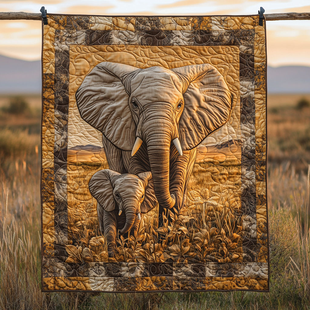 Calf of Joy Quilted Blanket Christmas Throw Blanket Best African American Gifts