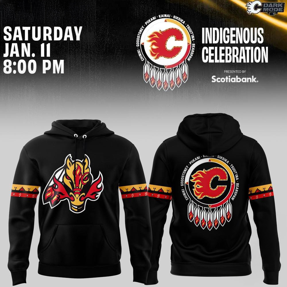 Calgary Flames Indigenous Celebration Night Hoodie Presents For Hockey Fans