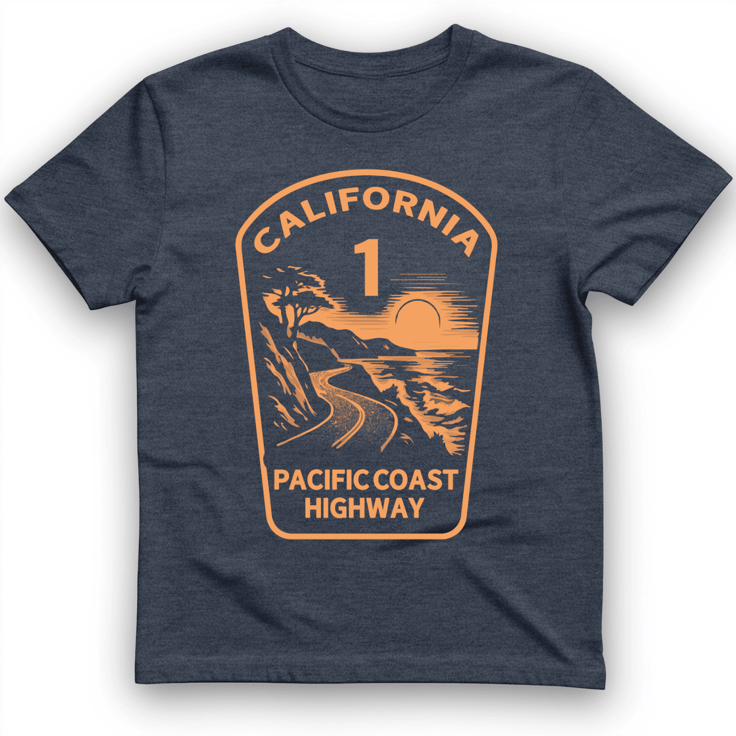 California 1 Pacific Coast Highway T-Shirt Unique Presents For Husband