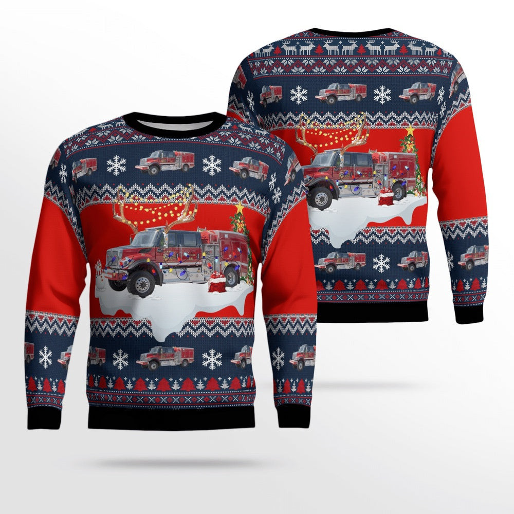 California Paradise Fire Department Xmas Unisex Sweater Christmas Gifts For Men Women