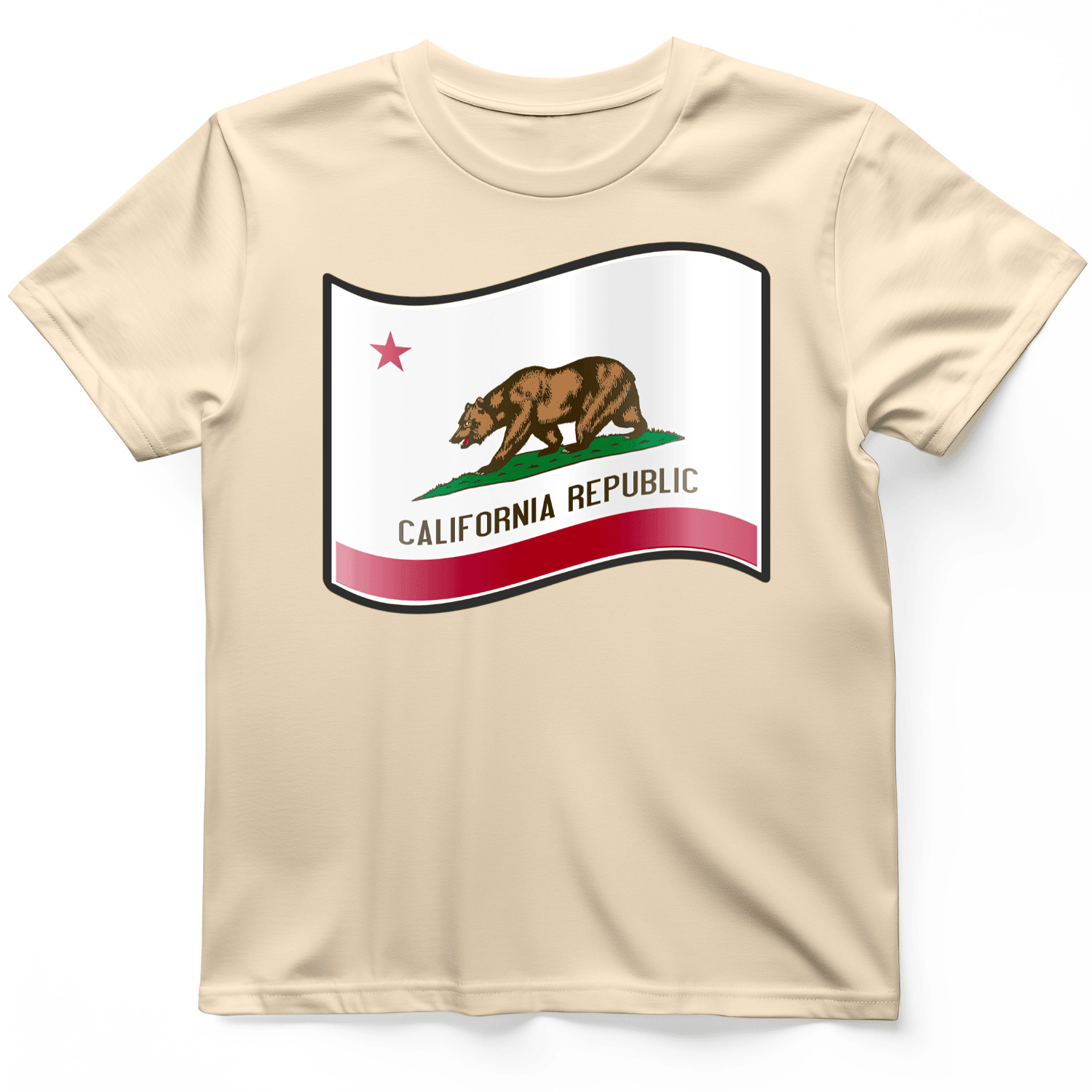 California Republic T-Shirt Bear Graphic Shirt Best Gifts For Bear Owners