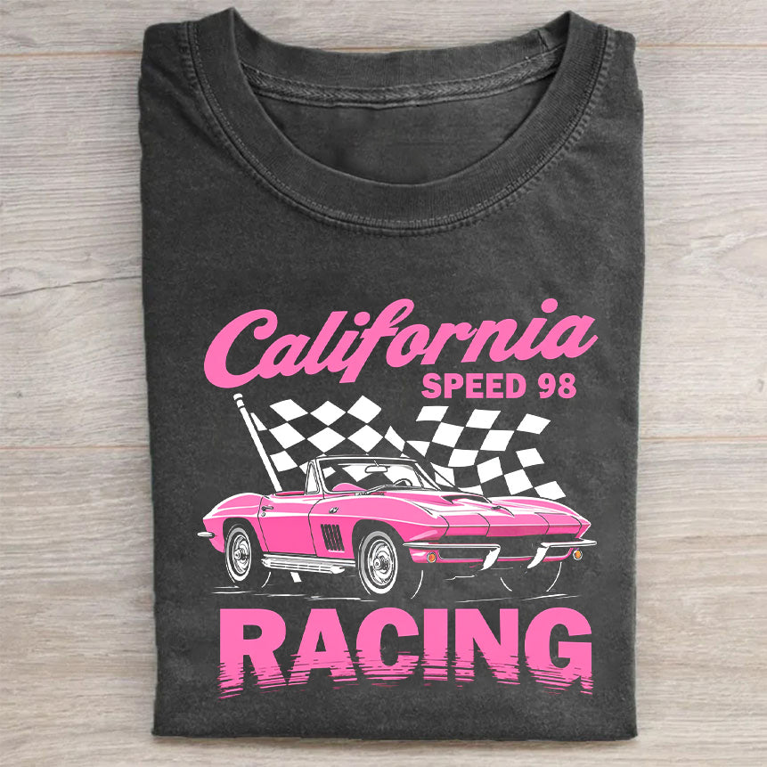 California Speed 98 Racing Graphic T-Shirt Vintage Car Merch Best Gift For Racing Fans