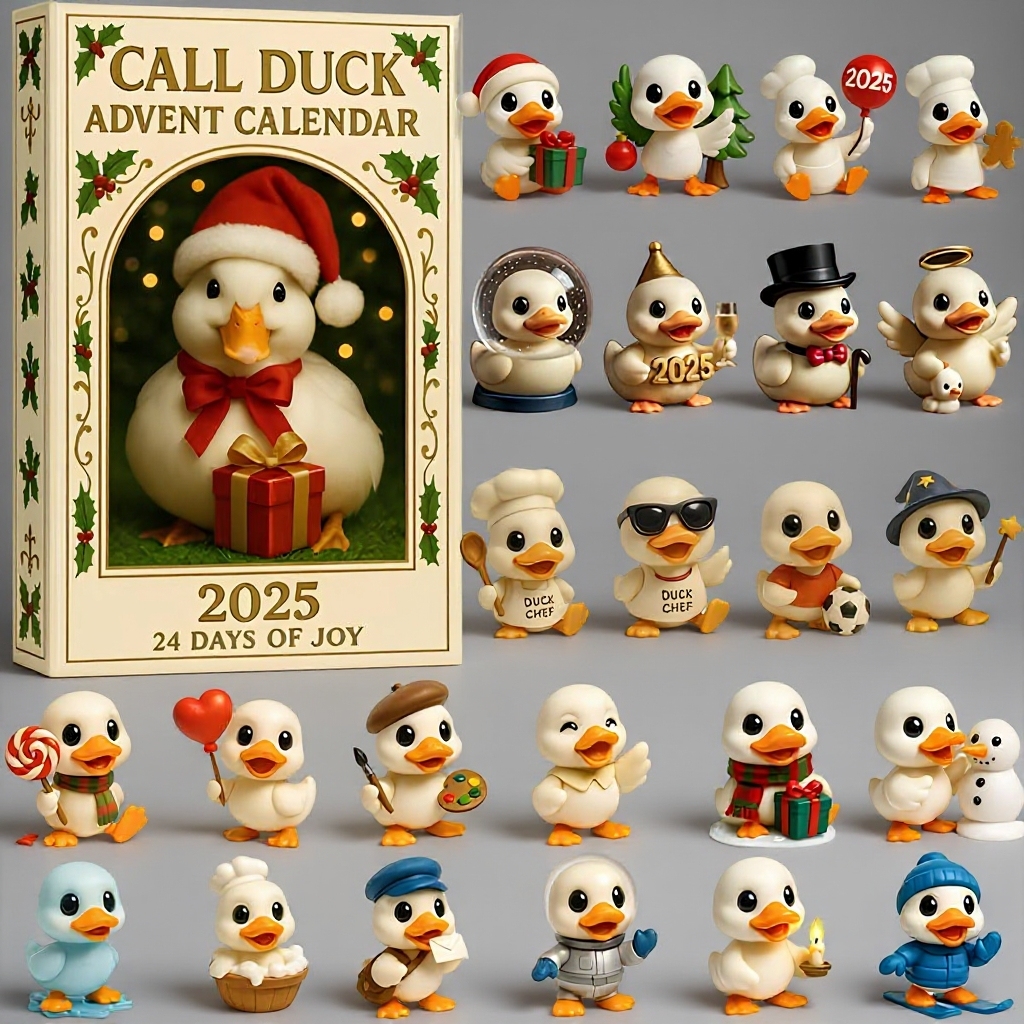 Call Duck Advent Calendar 2025 Cute Duck Fun Advent Calendar Xmas Gifts For Duck Lovers