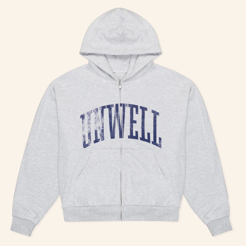 Call Her Daddy Merch Unwell Varsity Zip Hoodie I Am Unwell Apparel Gifts For Friends Call Her Daddy Merch Unwell Varsity Zip Hoodie I Am Unwell Apparel Gifts For Friends