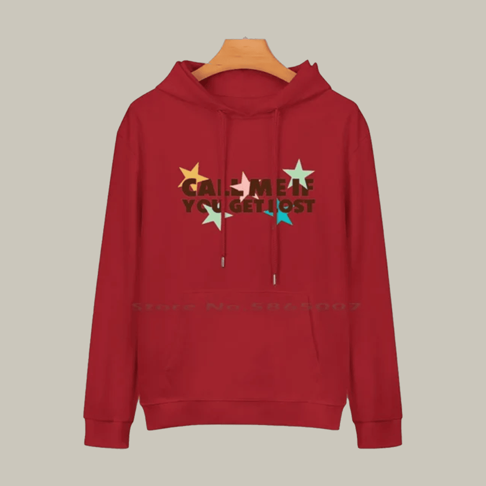 Call Me If You Get Lost Red Hoodie Tyler The Creator Apparel Music Lover Gift For Her