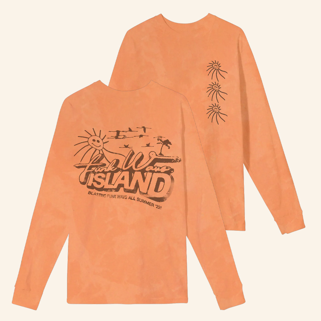 Calvin Harris Merch Funk Wav Island Long Sleeve T-Shirt Christmas Presents For Him Calvin Harris Merch Funk Wav Island Long Sleeve T-Shirt Christmas Presents For Him