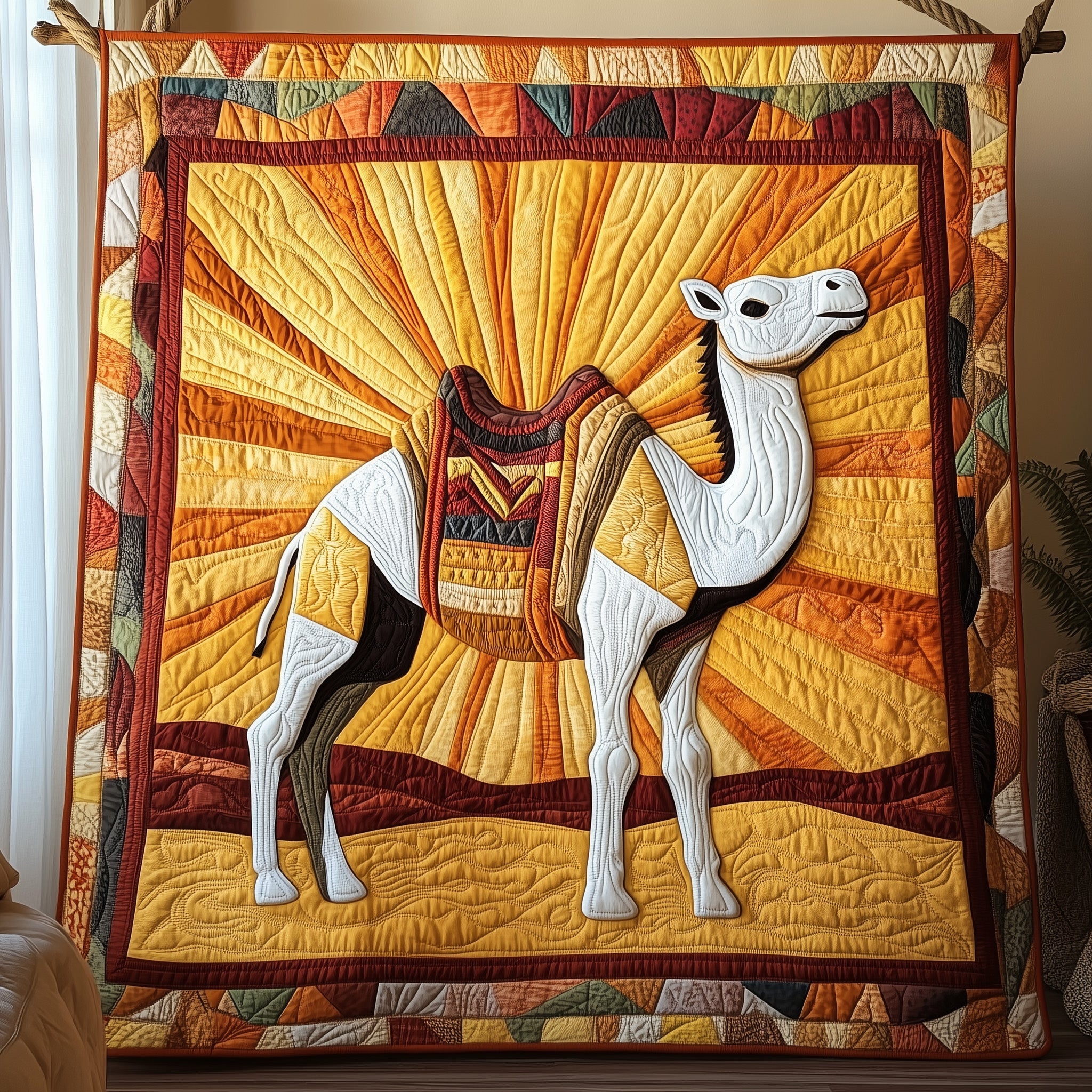 Camel Quilted Blanket Sofa Throw BlanketChristmas Gift Ideas 2025
