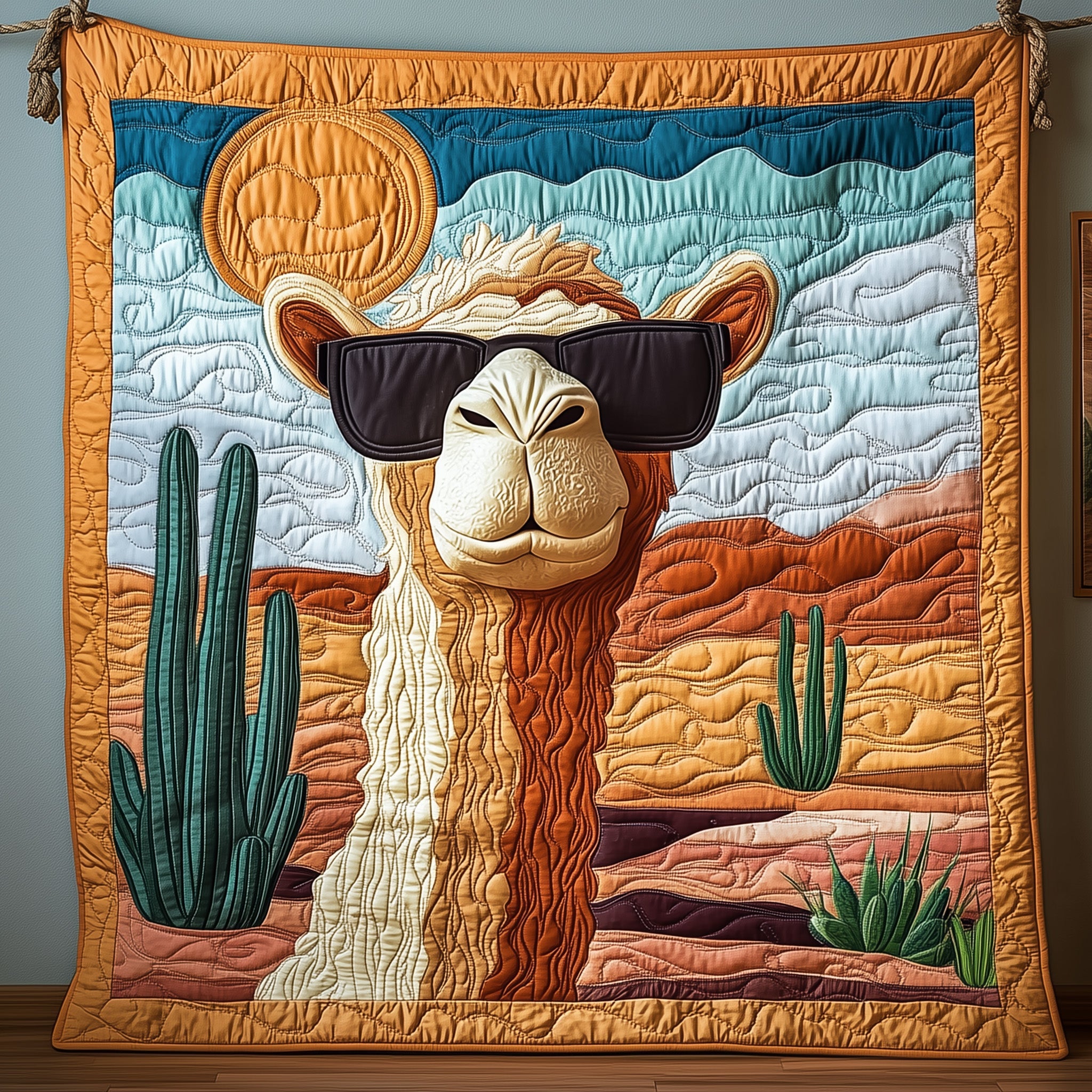 Camel Quilted Blanket Sofa Throw BlanketChristmas Gifts For Women