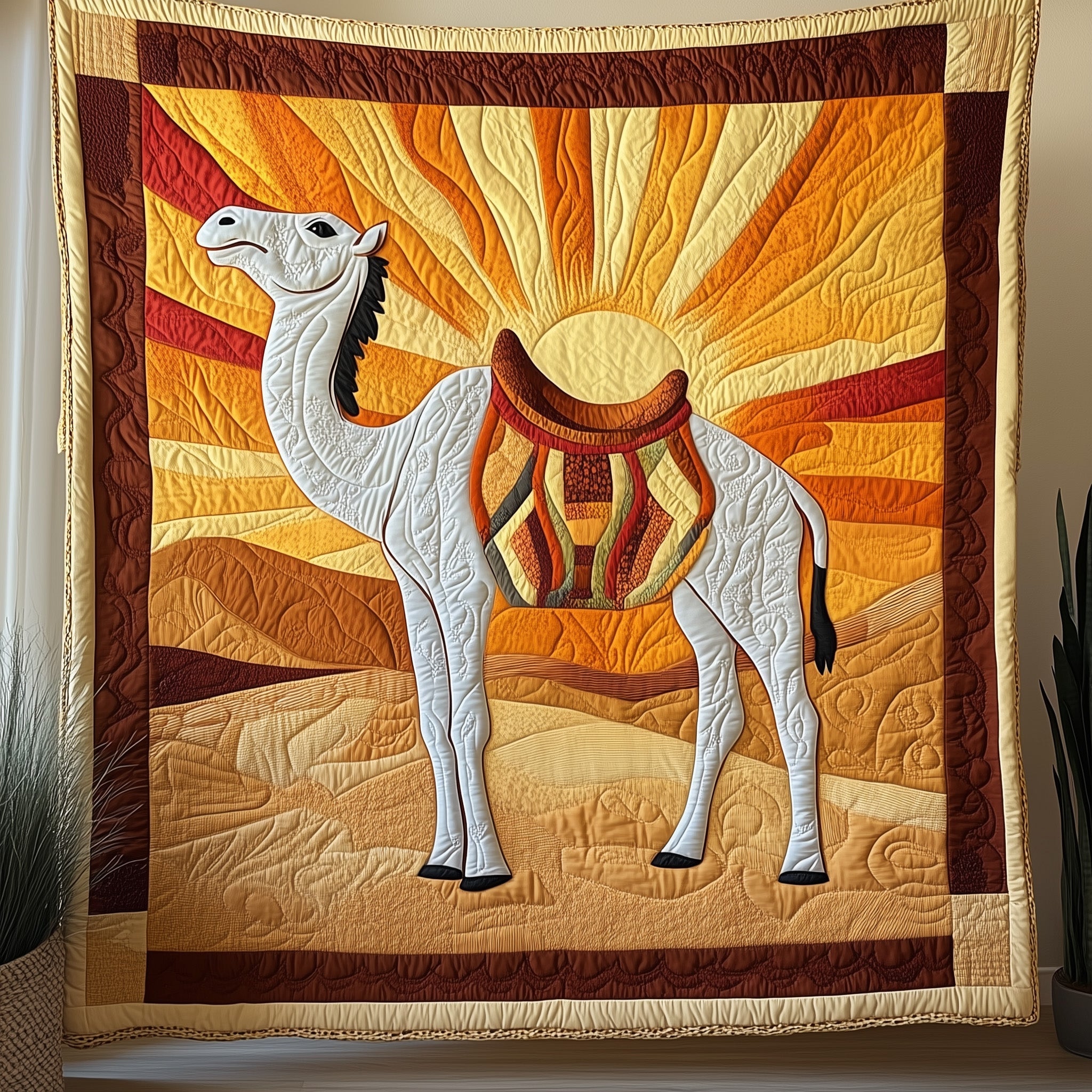 Camel Quilted Blanket Sofa Throw BlanketGifts For 10 Year Old Boys