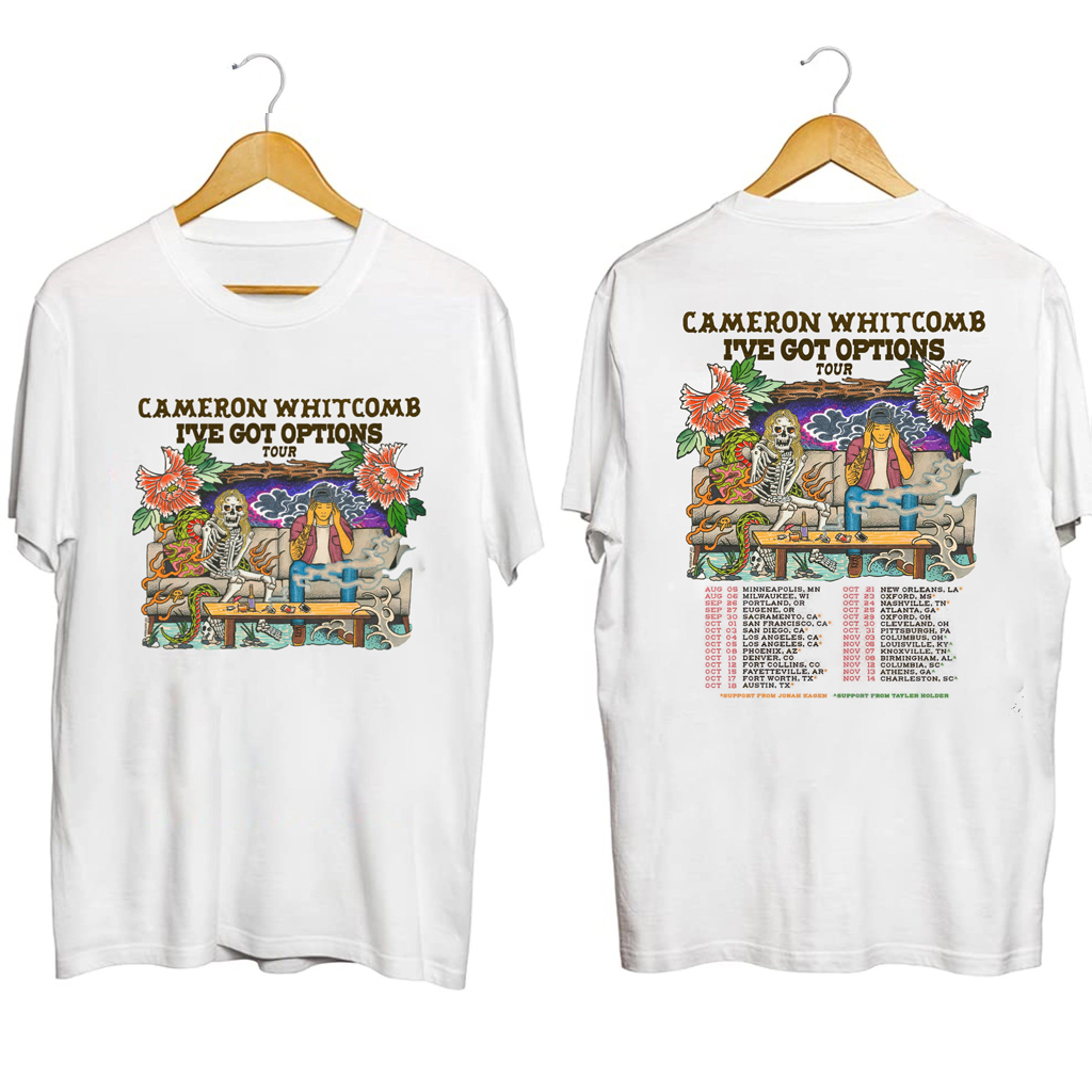 Cameron Whitcomb Tour 2025 Shirt Cameron Whitcomb Merch Music Lover Gifts For Him