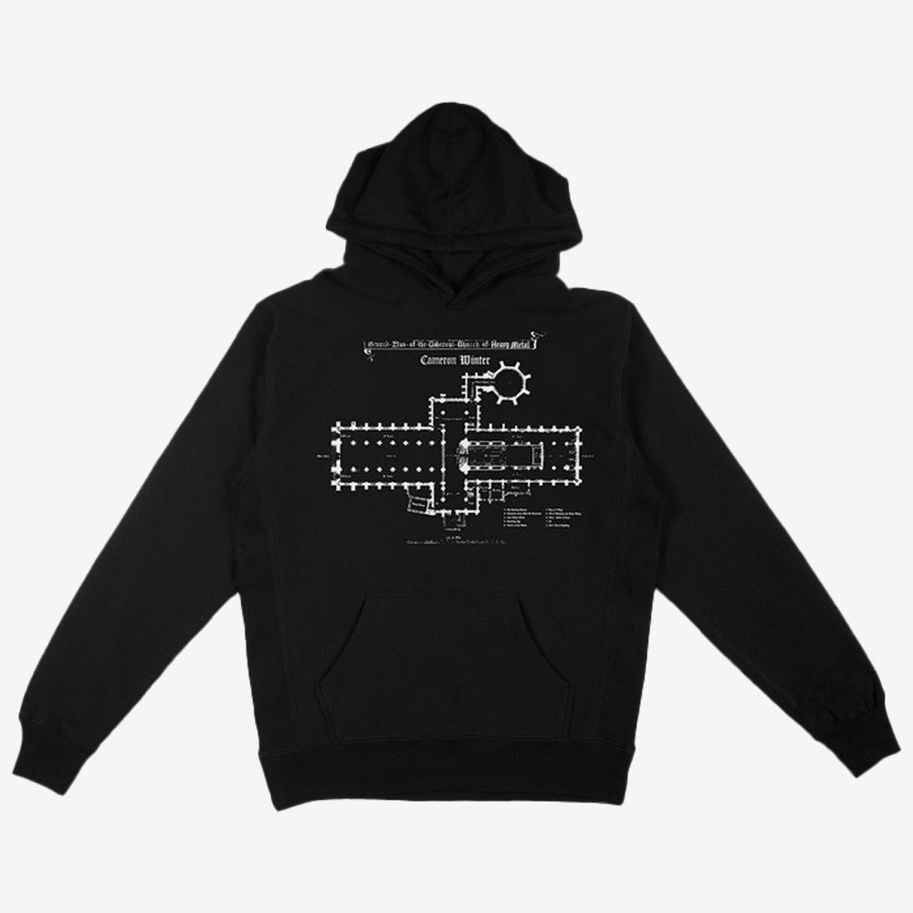 Cameron Winter Merch Church Hoodie Heavy Metal Album Cameron Winter Clothing