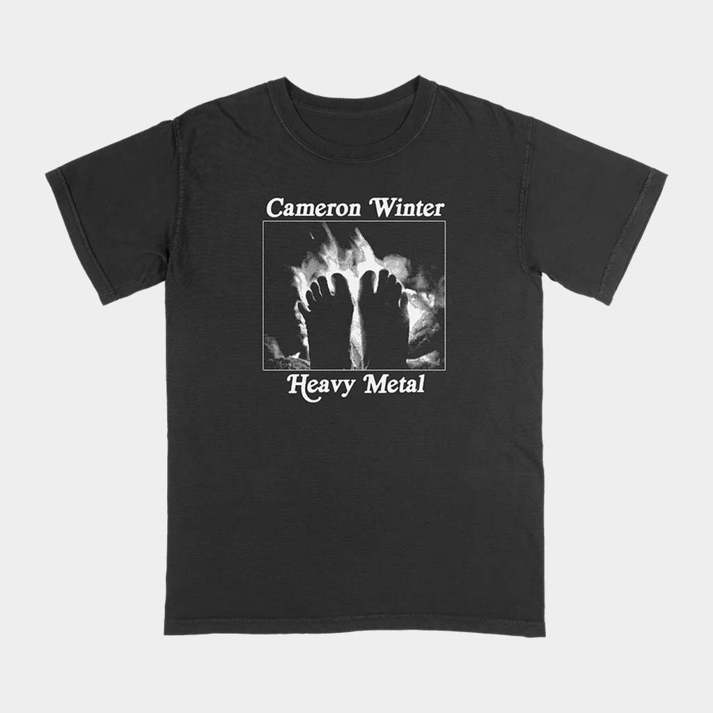 Cameron Winter Merch Flame T-Shirt Cameron Winter Heavy Metal Shirt Gift Ideas For Husband
