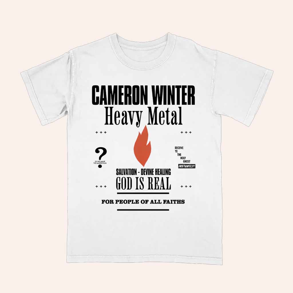 Cameron Winter Merch Heavy Metal T-Shirt Birthday Gift For Friends Cameron Winter Merch Heavy Metal T-Shirt Birthday Gift For Friends
