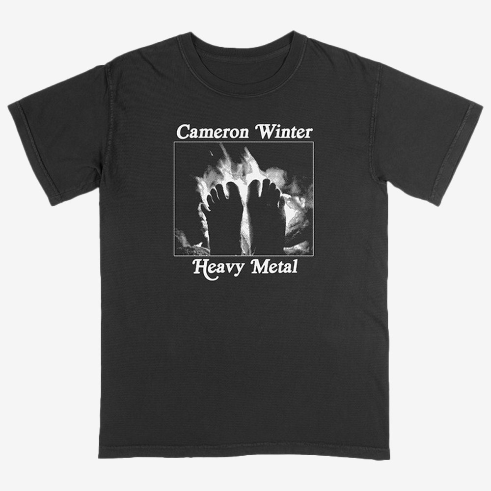 Cameron Winter Merch Heavy Metal T-Shirt Flame Graphic Shirt Best Gifts For Boyfriend
